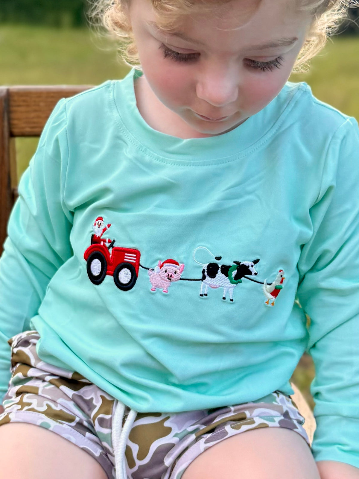 RTS - Christmas Farm Animal Tee