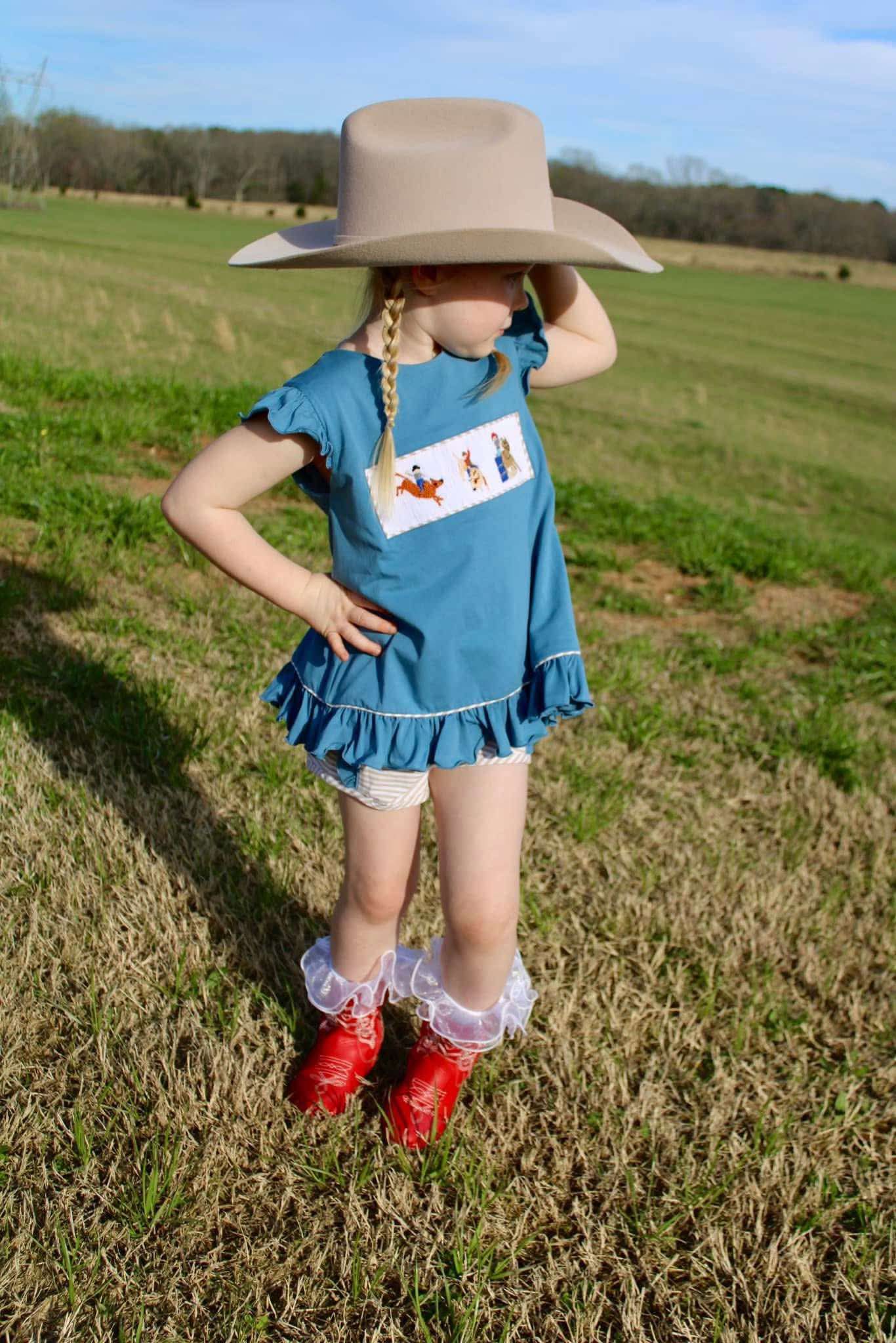 RTS- Rodeo Girl Short Set