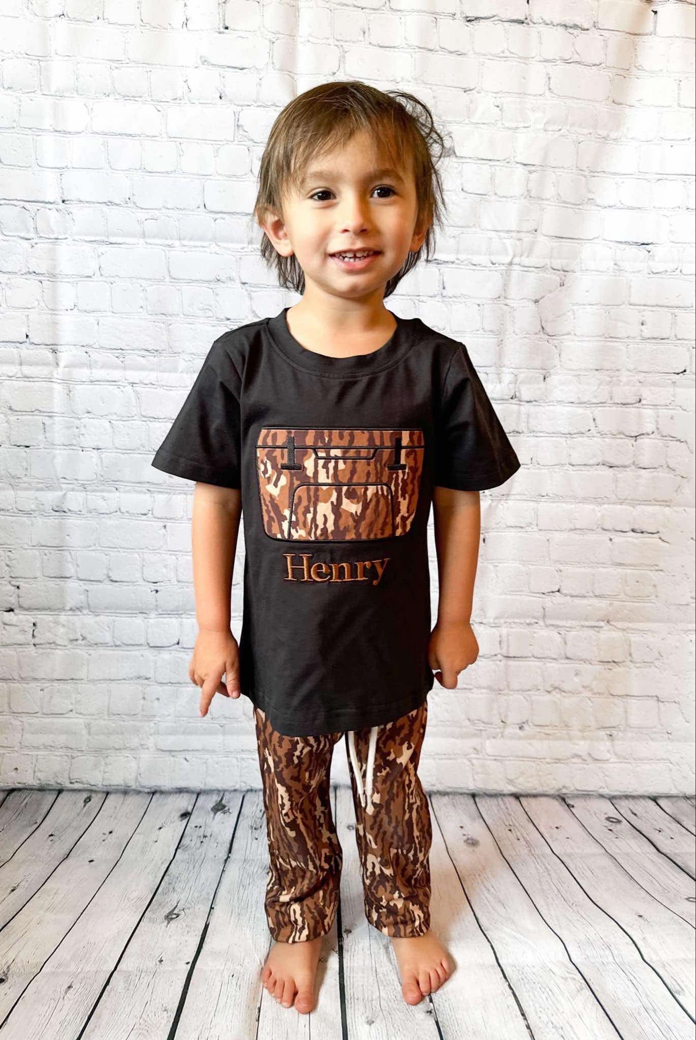 RTS - Camo Cooler Applique Shirt