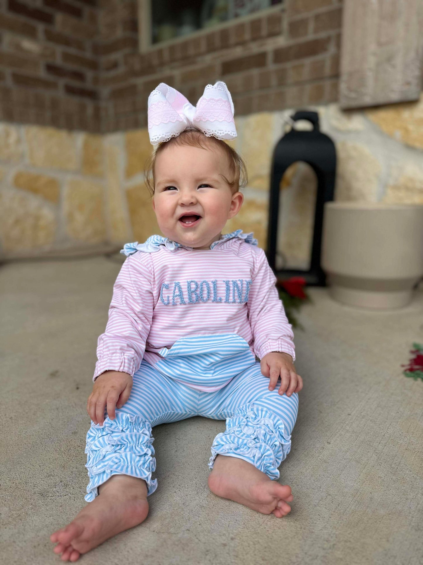 RTS - Pink & Blue Hoodie Set