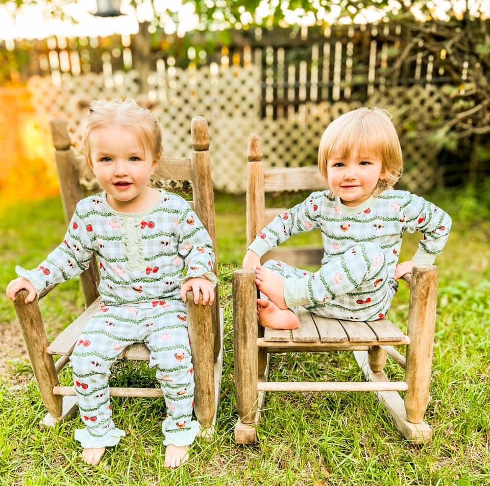 RTS - Farm Christmas Girl PJs