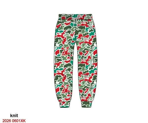 RTS - Christmas Camo Joggers