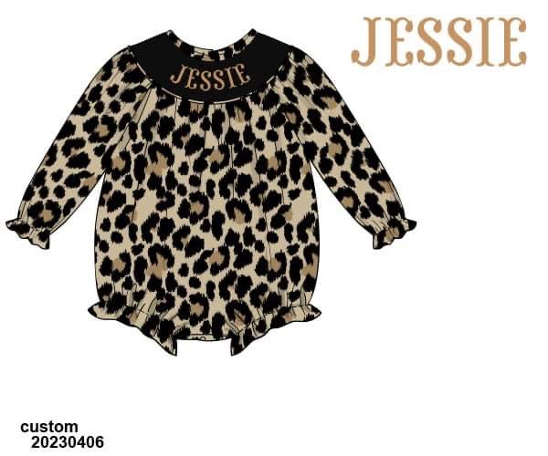 RTS - Custom Cheetah Bubble MONO HENLEY