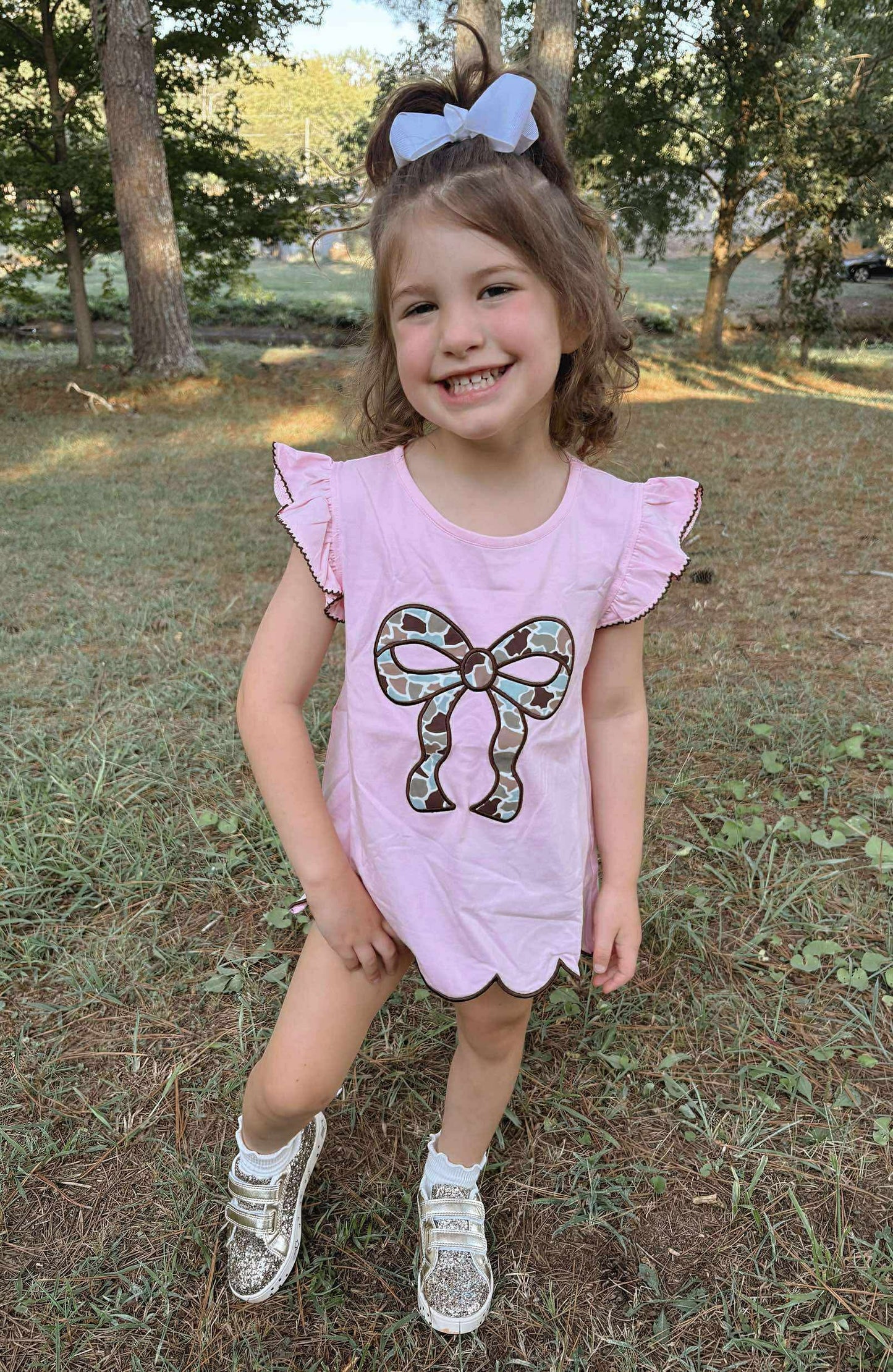 RTS - Camo Bow Tee