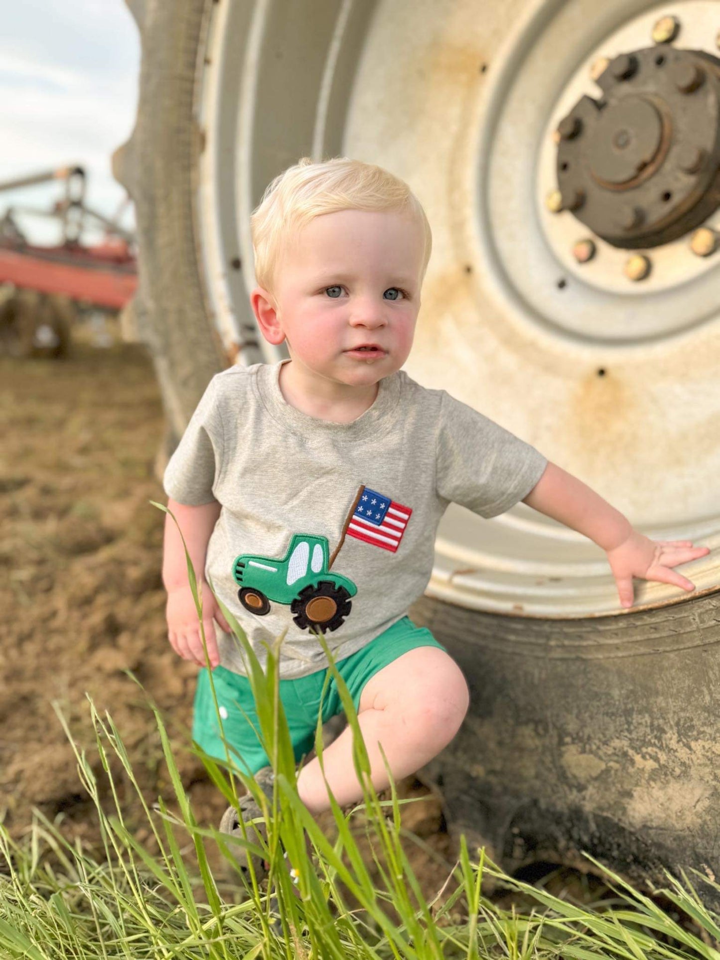 RTS - Tractor/Flag Shirt