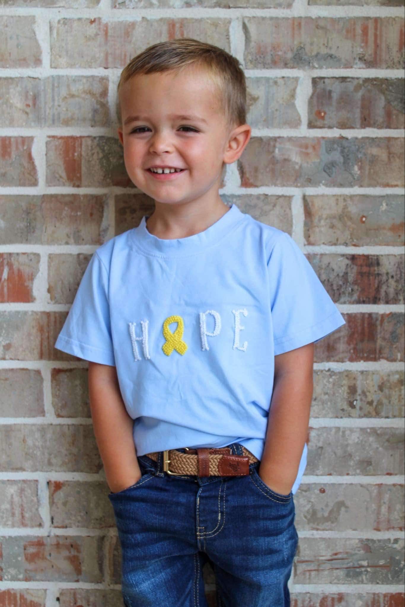 RTS - Yellow Ribbon 'Hope' Shirt