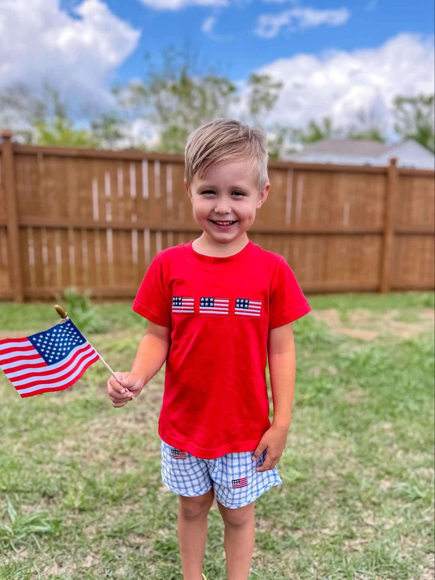 RTS- Boy Flag Short Set