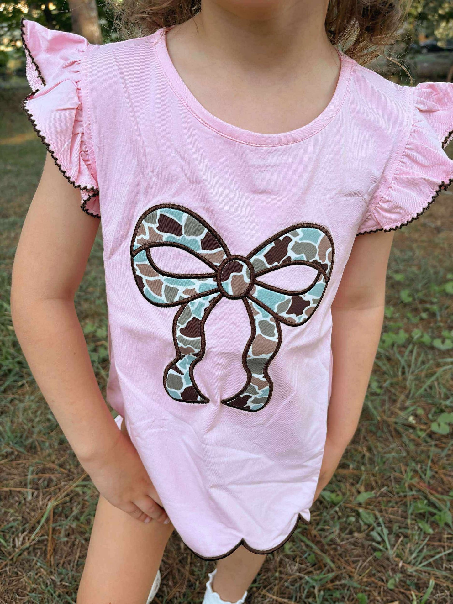 RTS - Camo Bow Tee