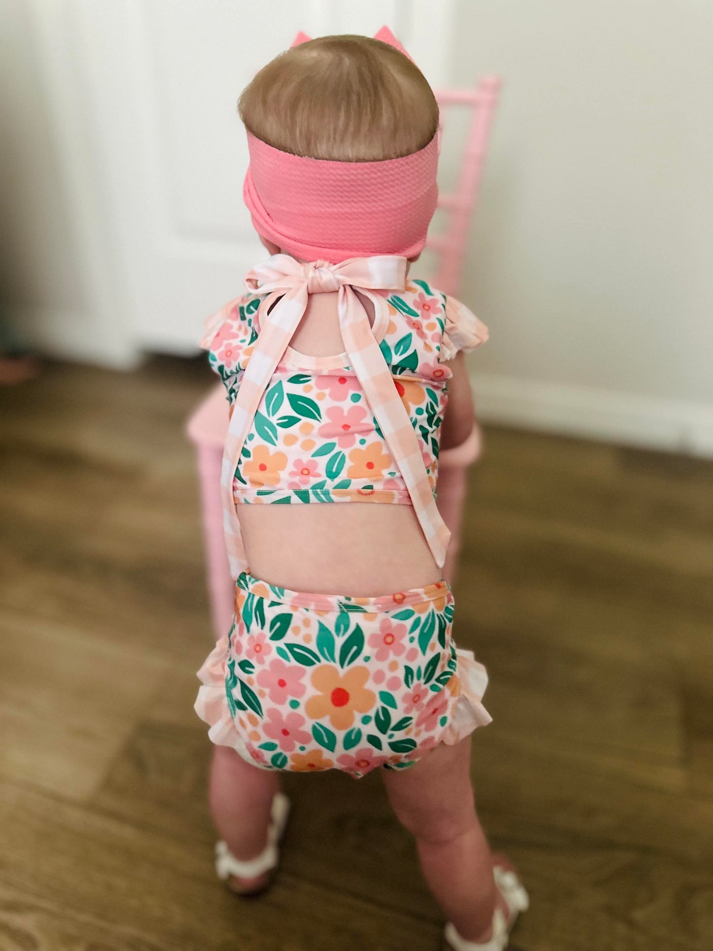 RTS- Floral Two Piece Swim