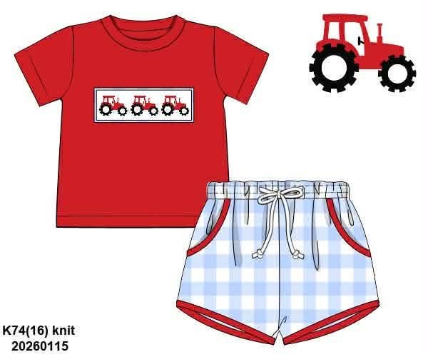 RTS - Red Tractor Short Set