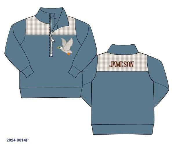 RTS - Duck 3/4 Zip Pullover