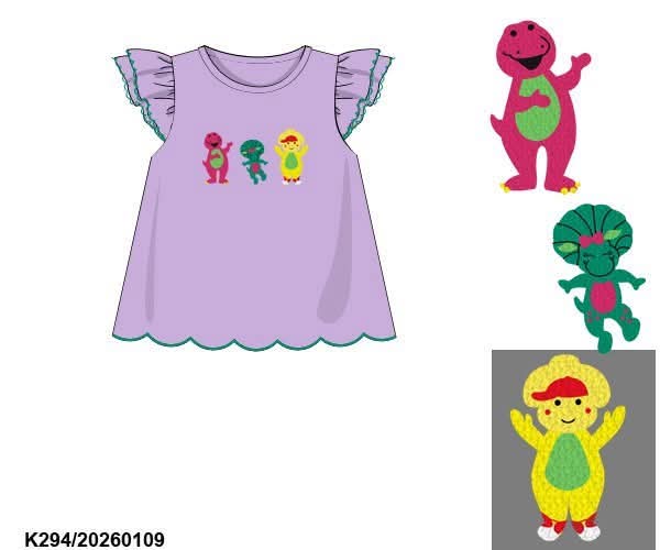 RTS - Purple Dino Tee