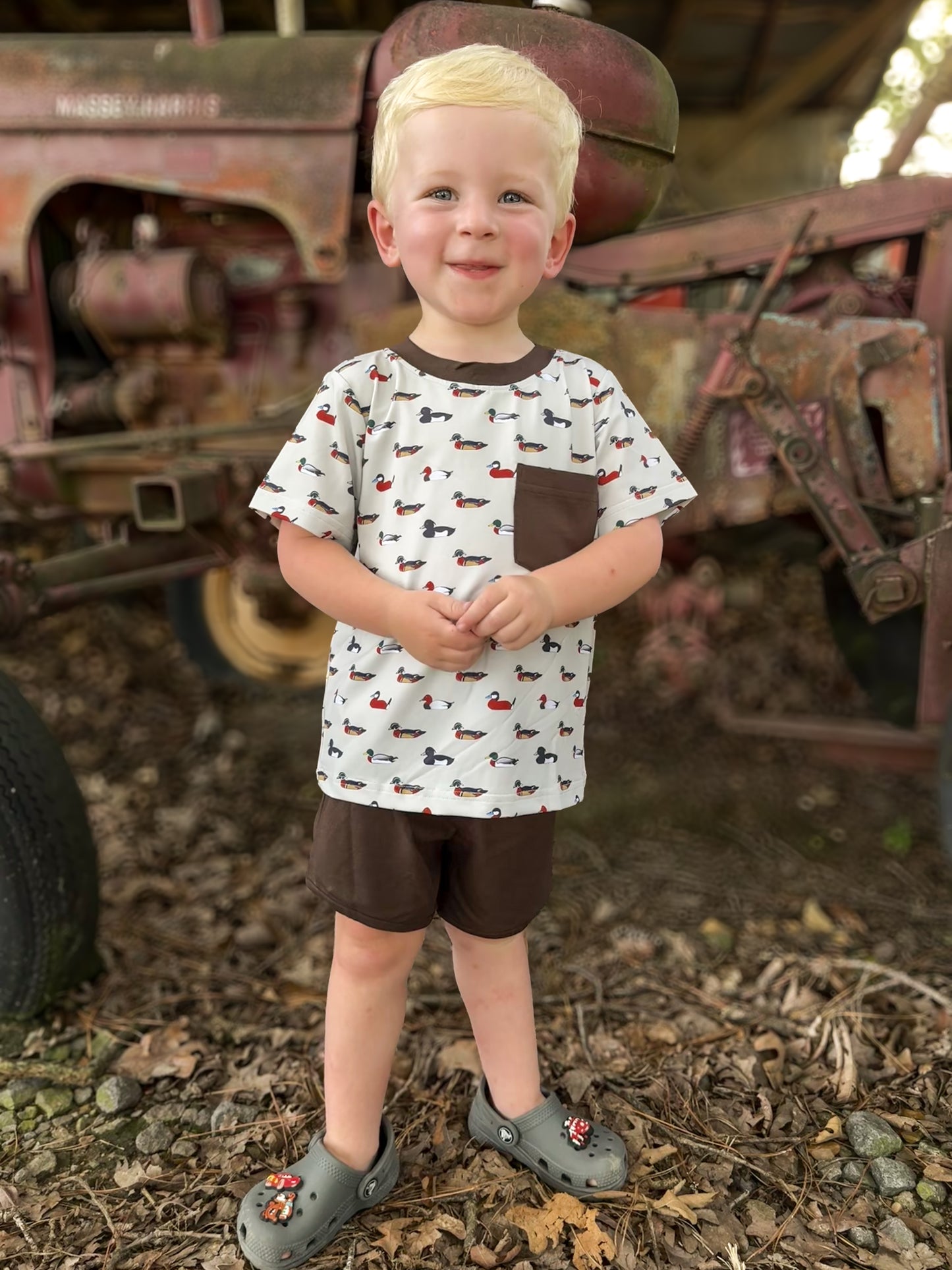 RTS - Duck Print Short Set