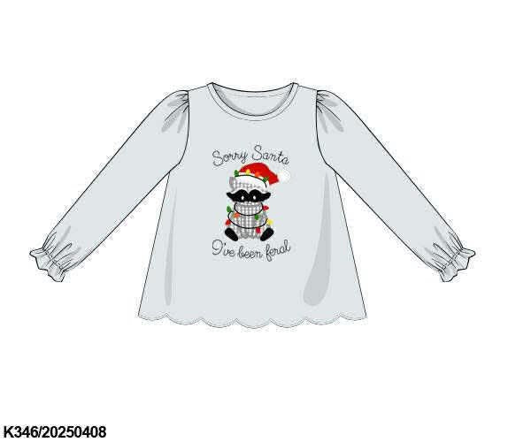RTS - Girl Santa I’ve Been Feral Tee