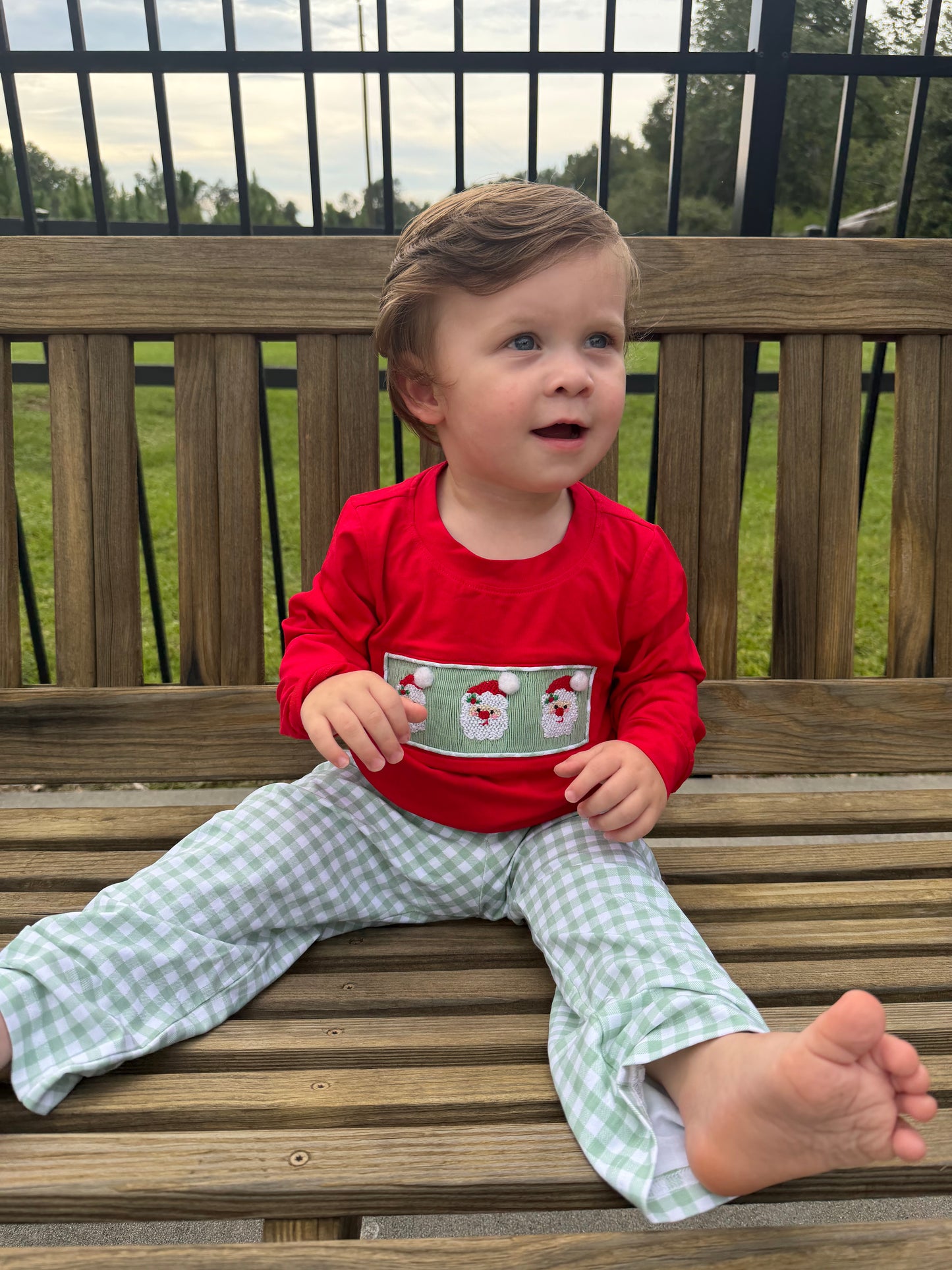 RTS - Boy Santa Smock Set