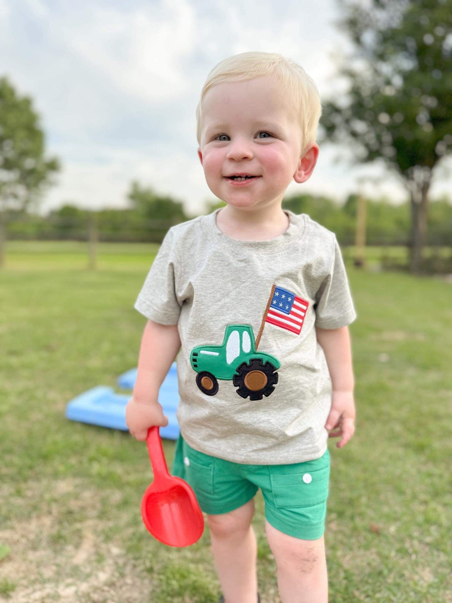 RTS - Tractor/Flag Shirt