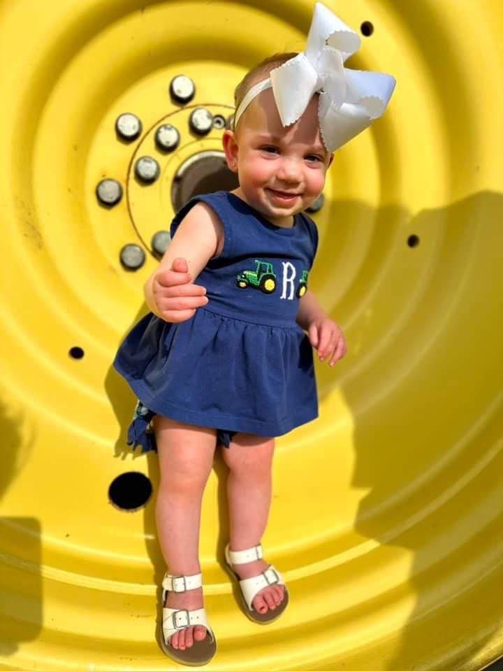 RTS - Tractor Girl Short Set