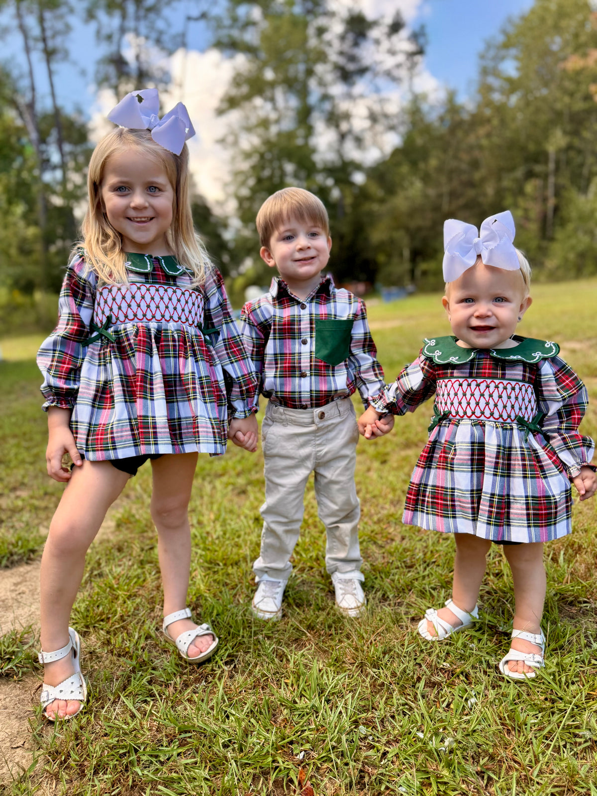 RTS - Plaid Diaper Set