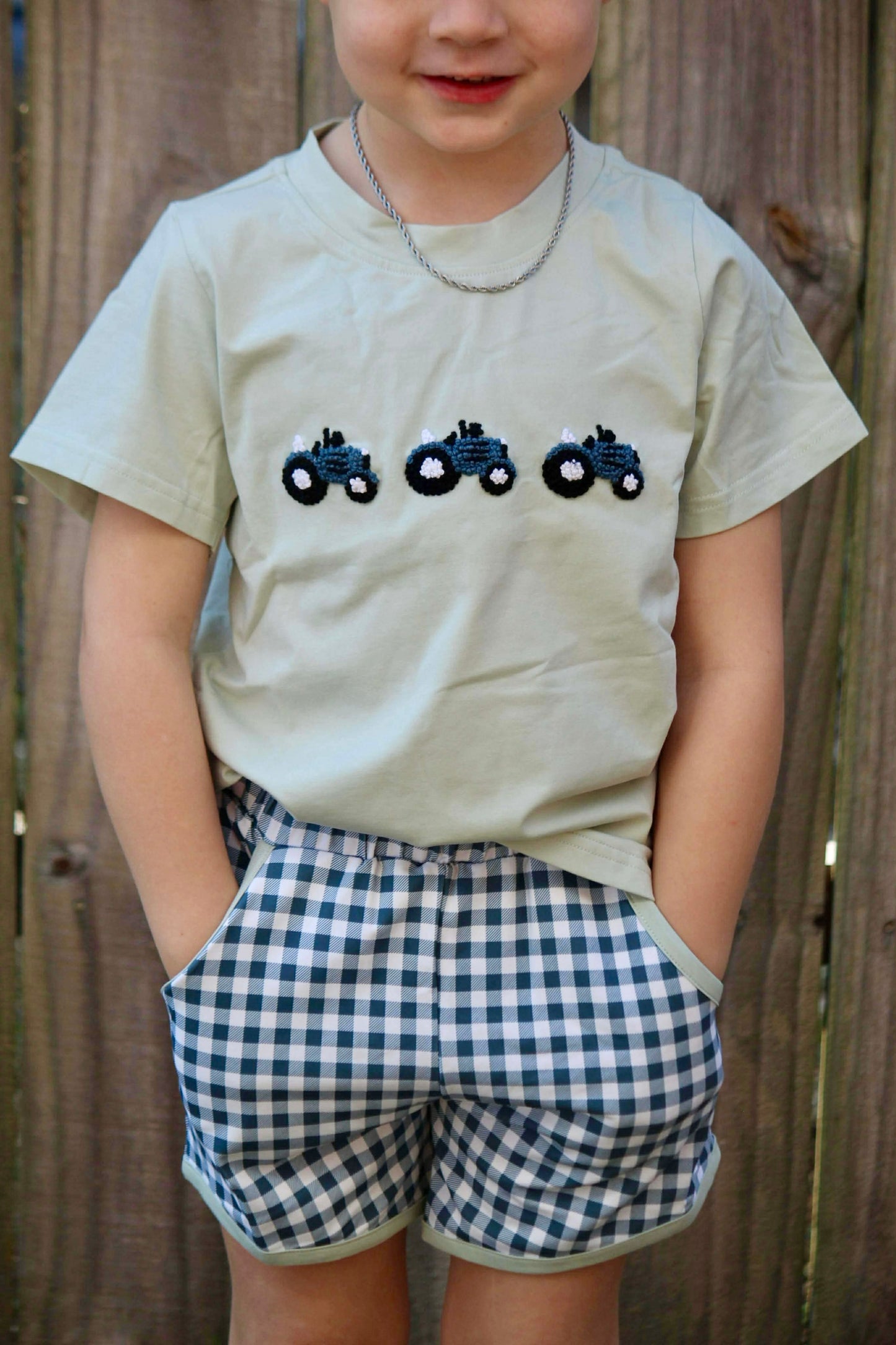 RTS - Blue Tractor Short Set