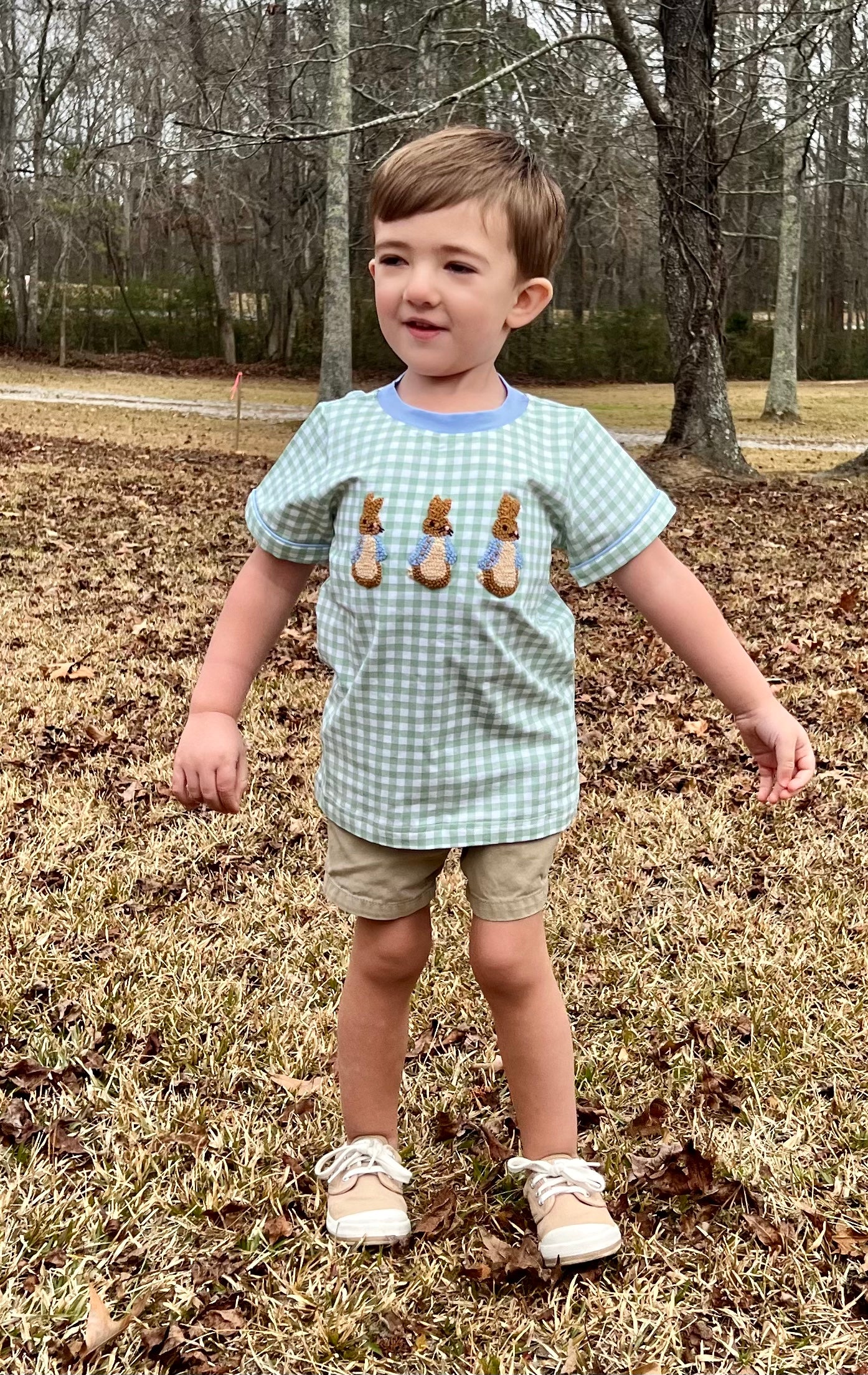 RTS - Bunny French Knot Tee