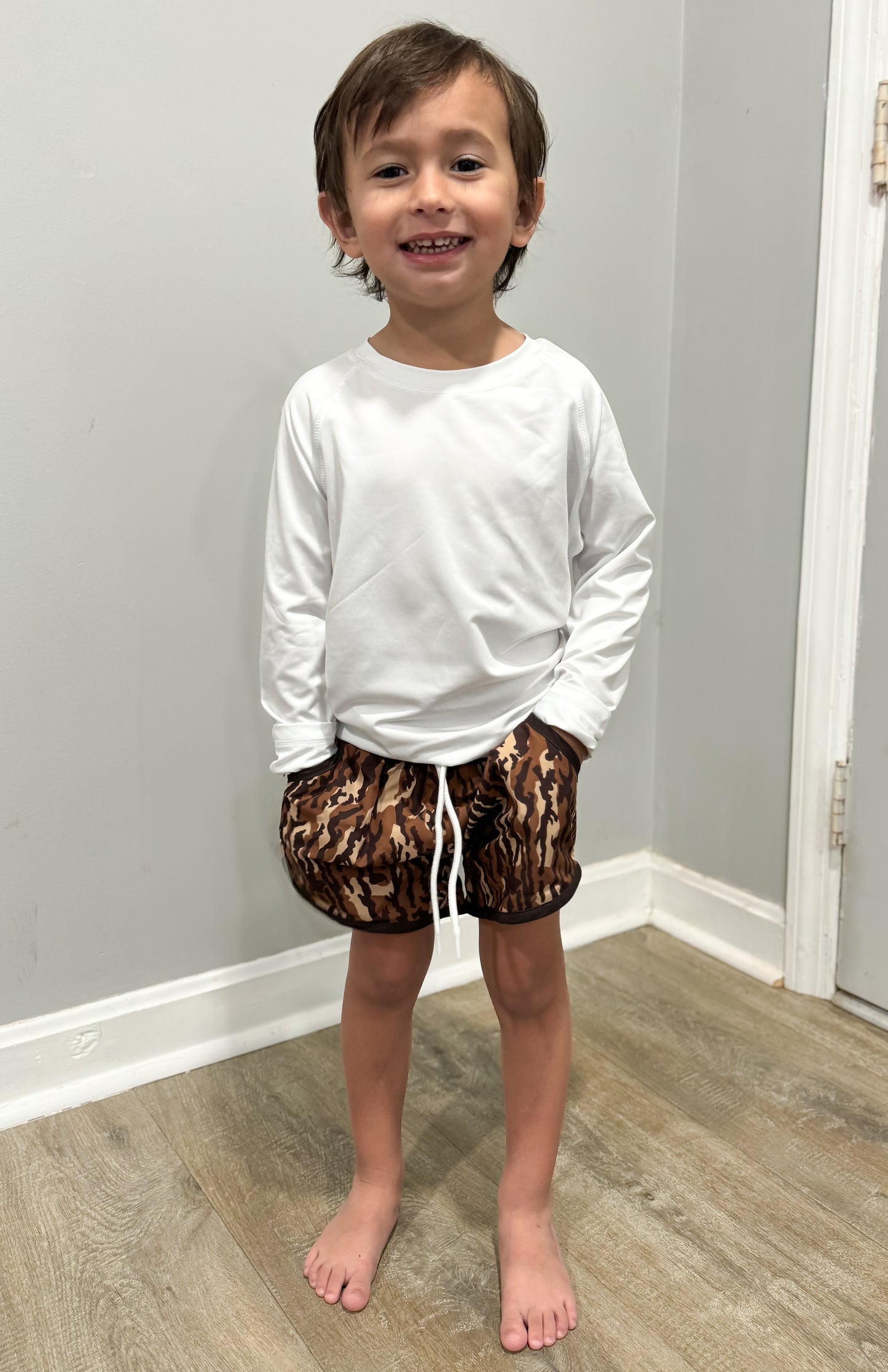 RTS - Camo Swim Trunks