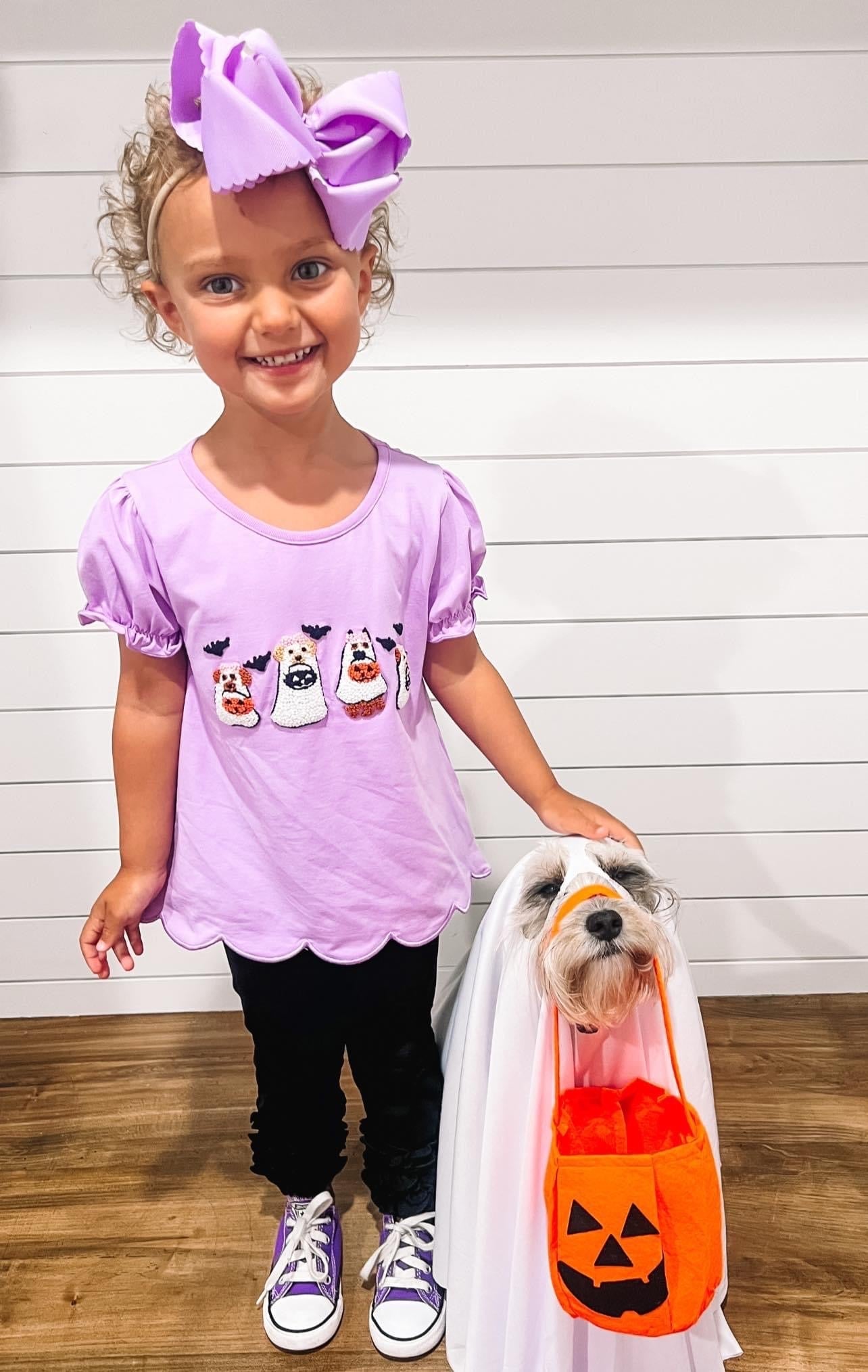 RTS - Girl Spooky Pup Tee