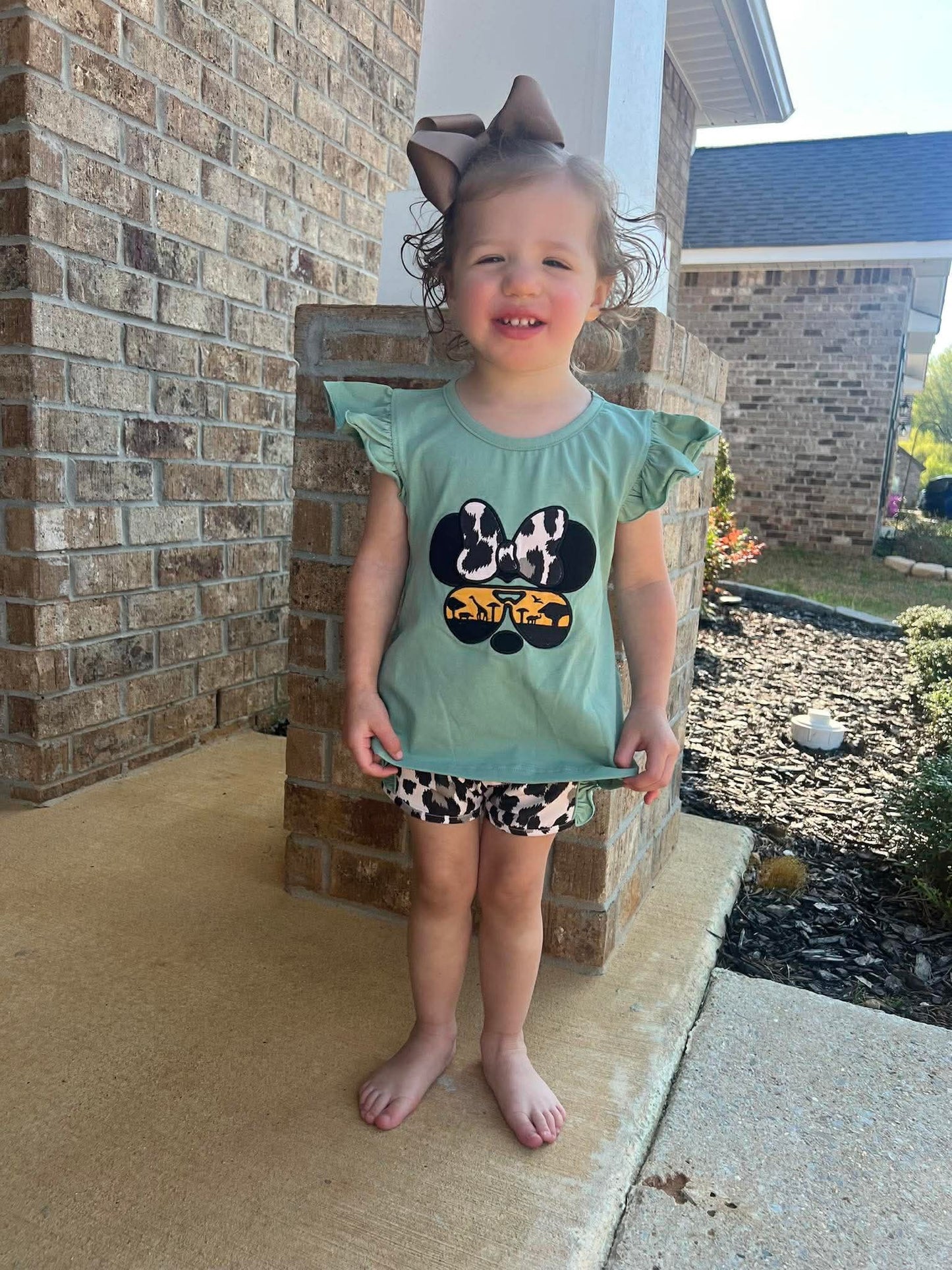 RTS - Girl Safari Short Set