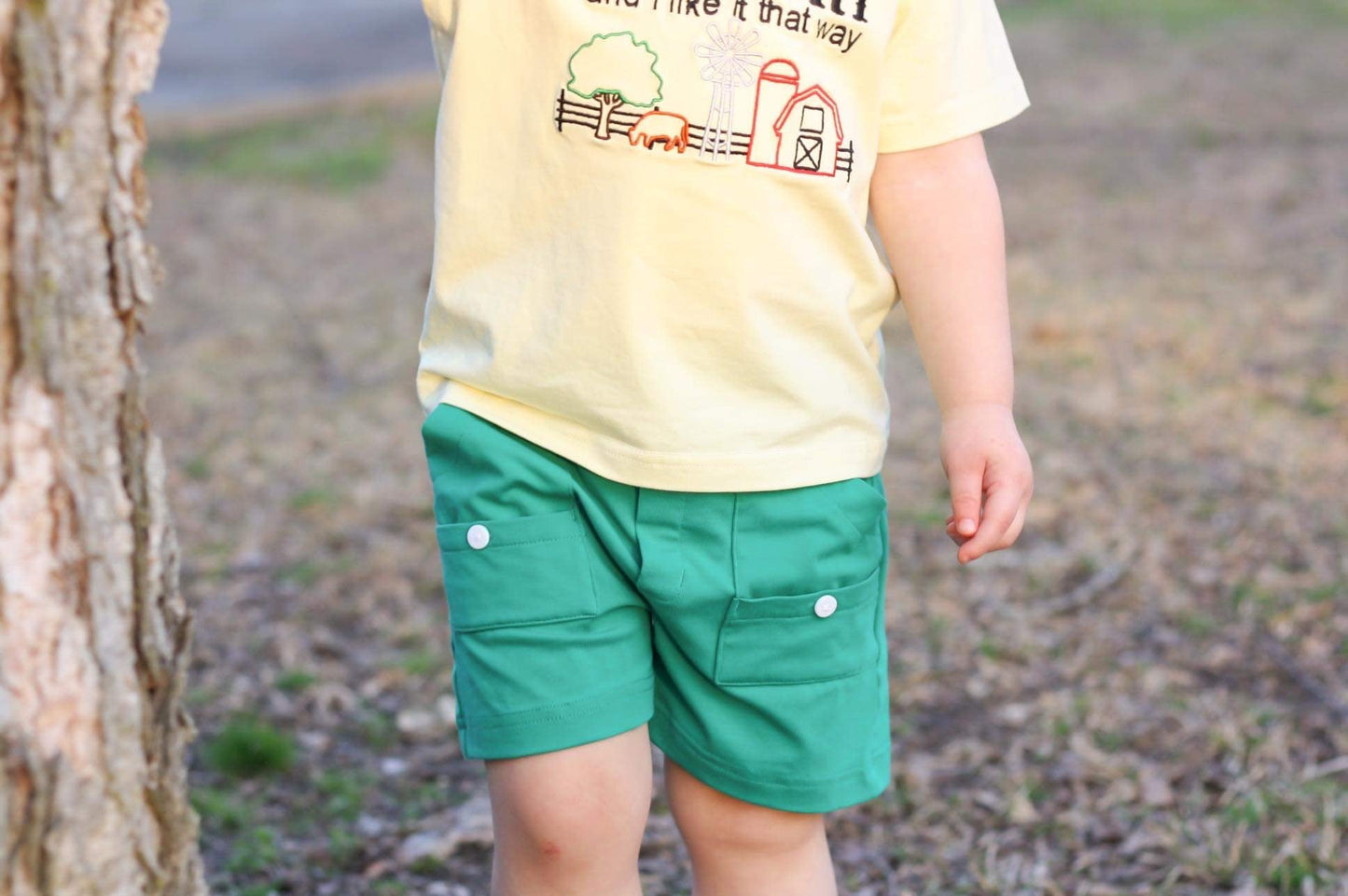 RTS - Green Fishing Shorts