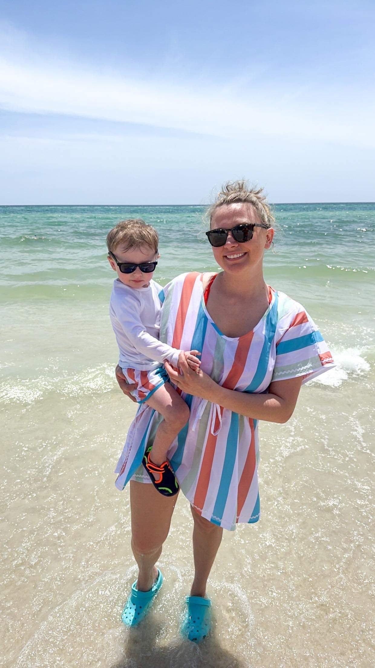 RTS - Stripe Shorty Swim Trunks