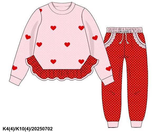 RTS - Itty Bitty Heart Jogger Set