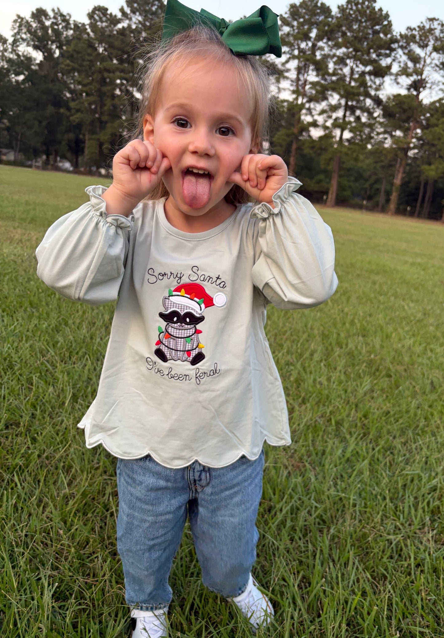 RTS - Girl Santa Cute Feral Tee