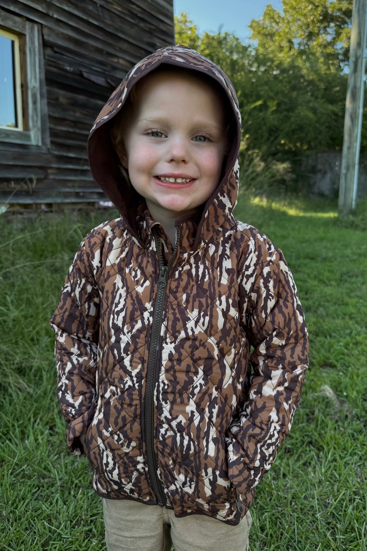 RTS - Camo Quilted Jacket