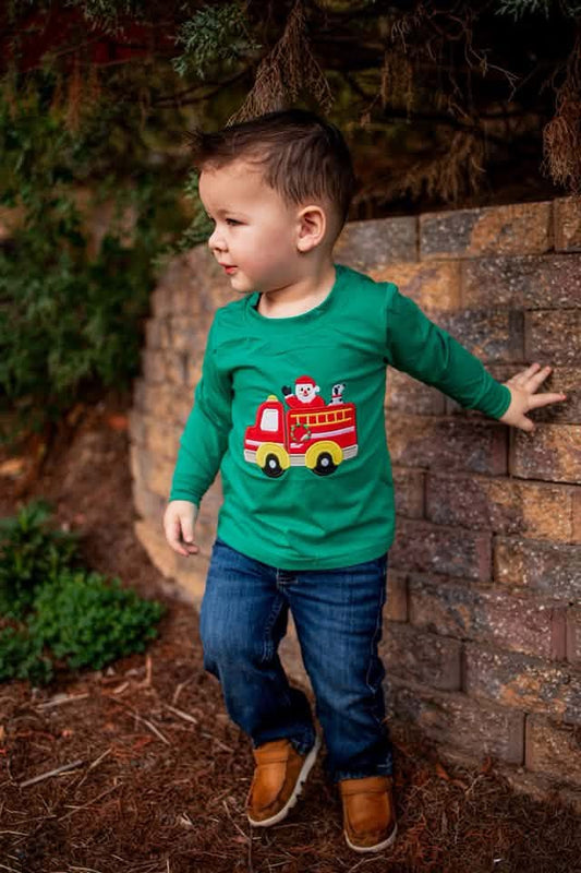 RTS - Boy Firetruck Tee