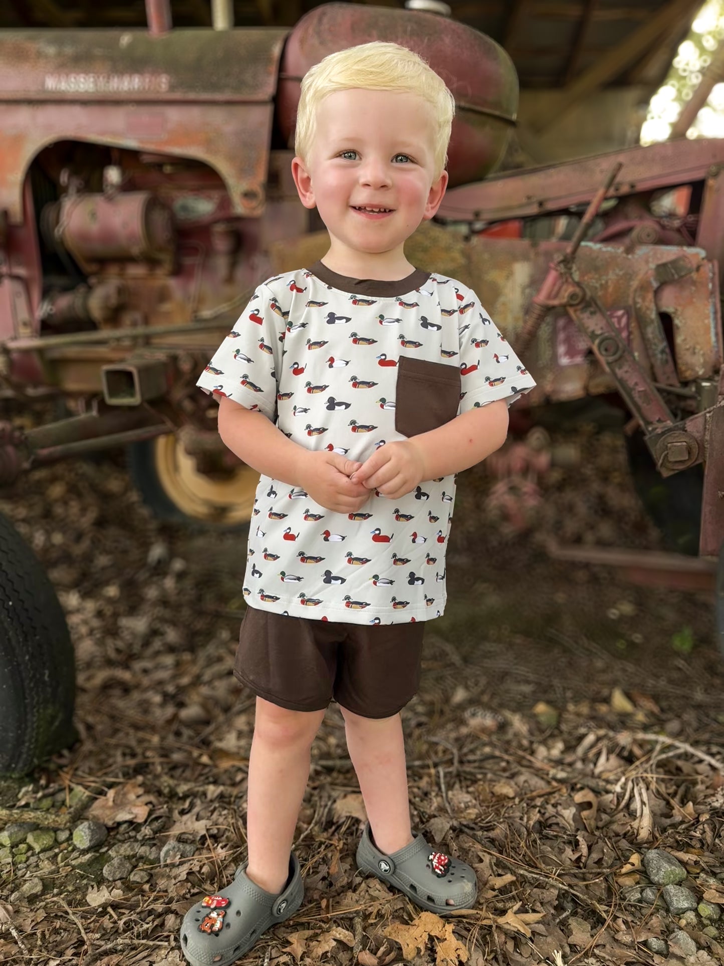RTS - Duck Print Short Set