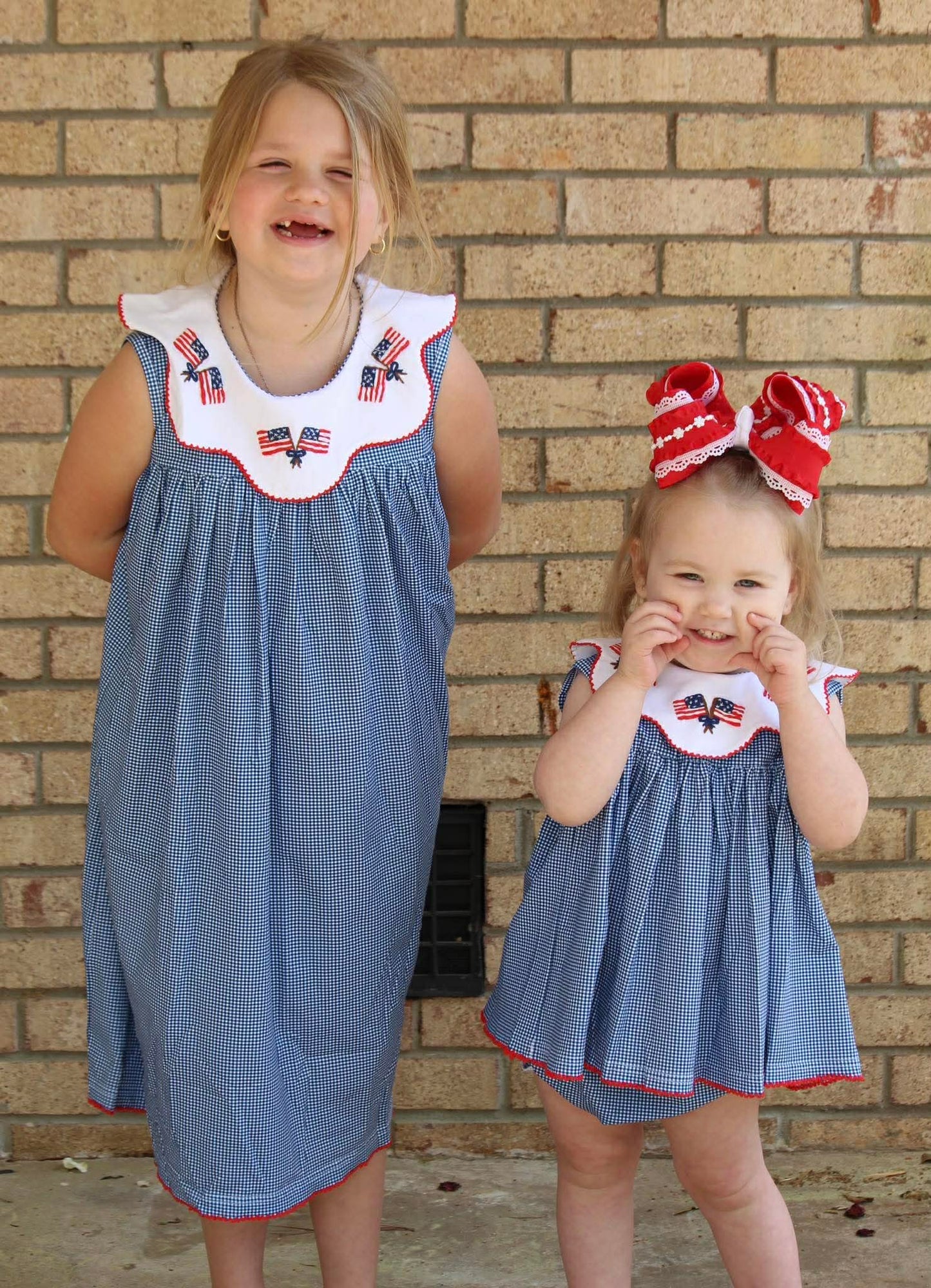 RTS - Flag Collar Diaper Set