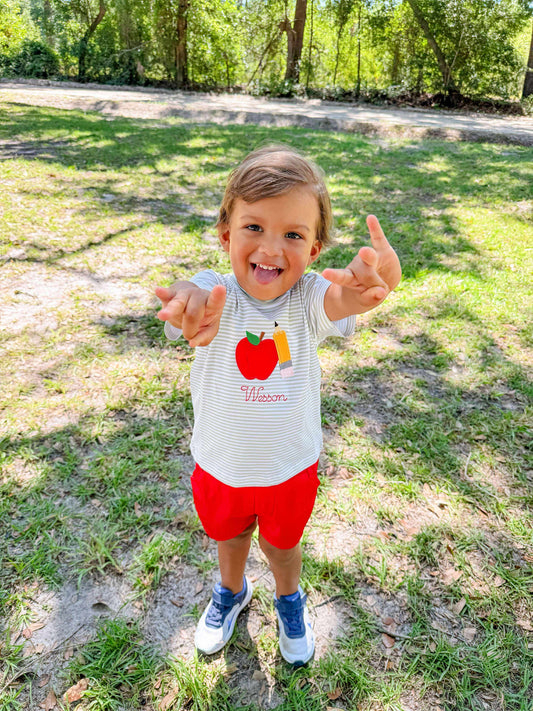 RTS - Apple Pencil Stripe Tee