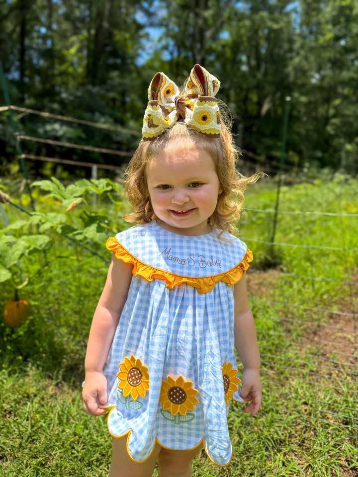 RTS- Sunflower Pocket Diaper Set