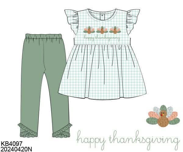 RTS - Turkey Trio Girl Set