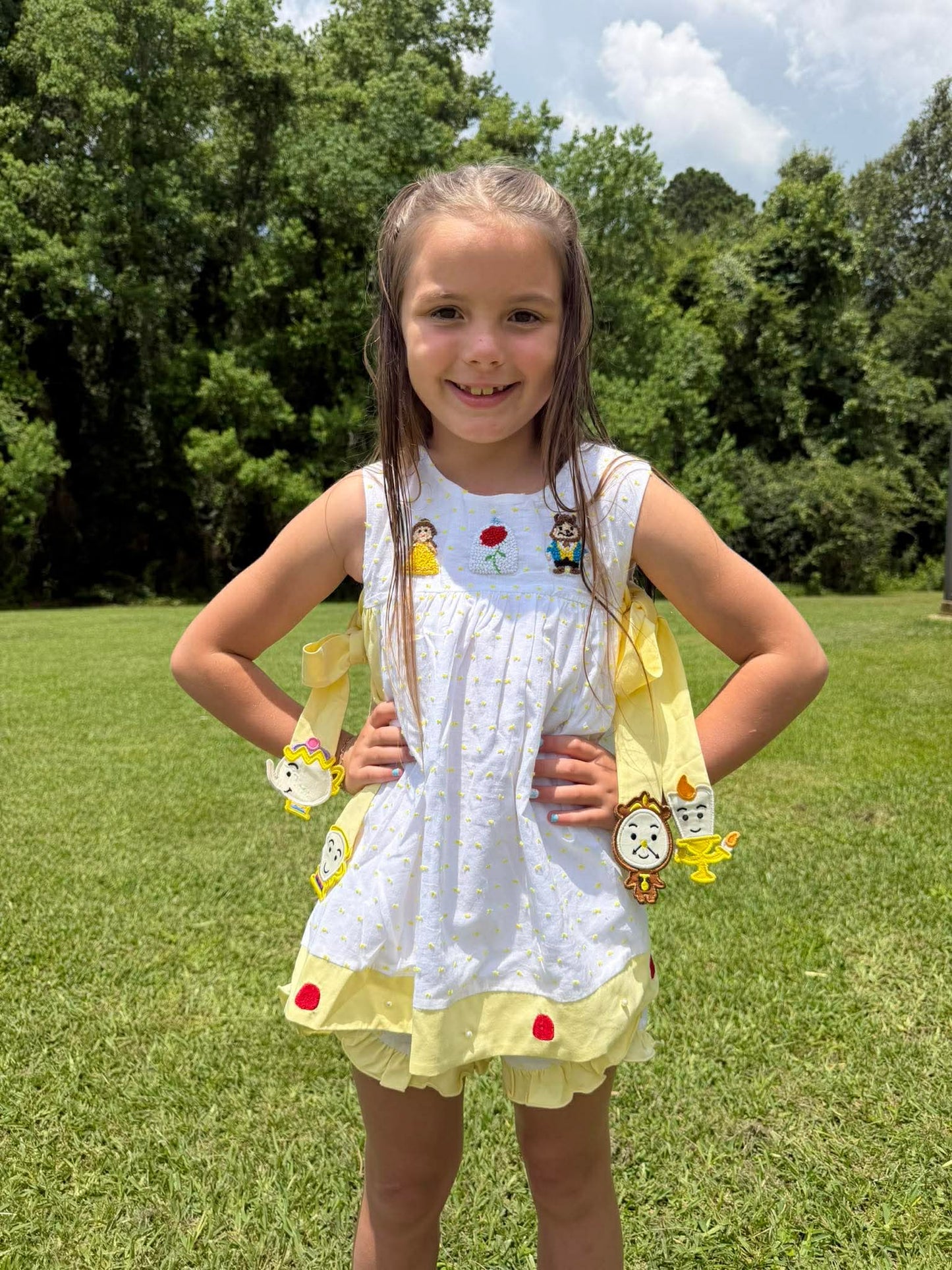 RTS - Yellow Princess Short set