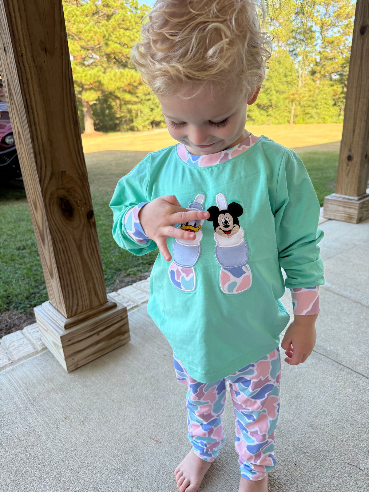 RTS - Coastal Camo Mouse & Duck Tee