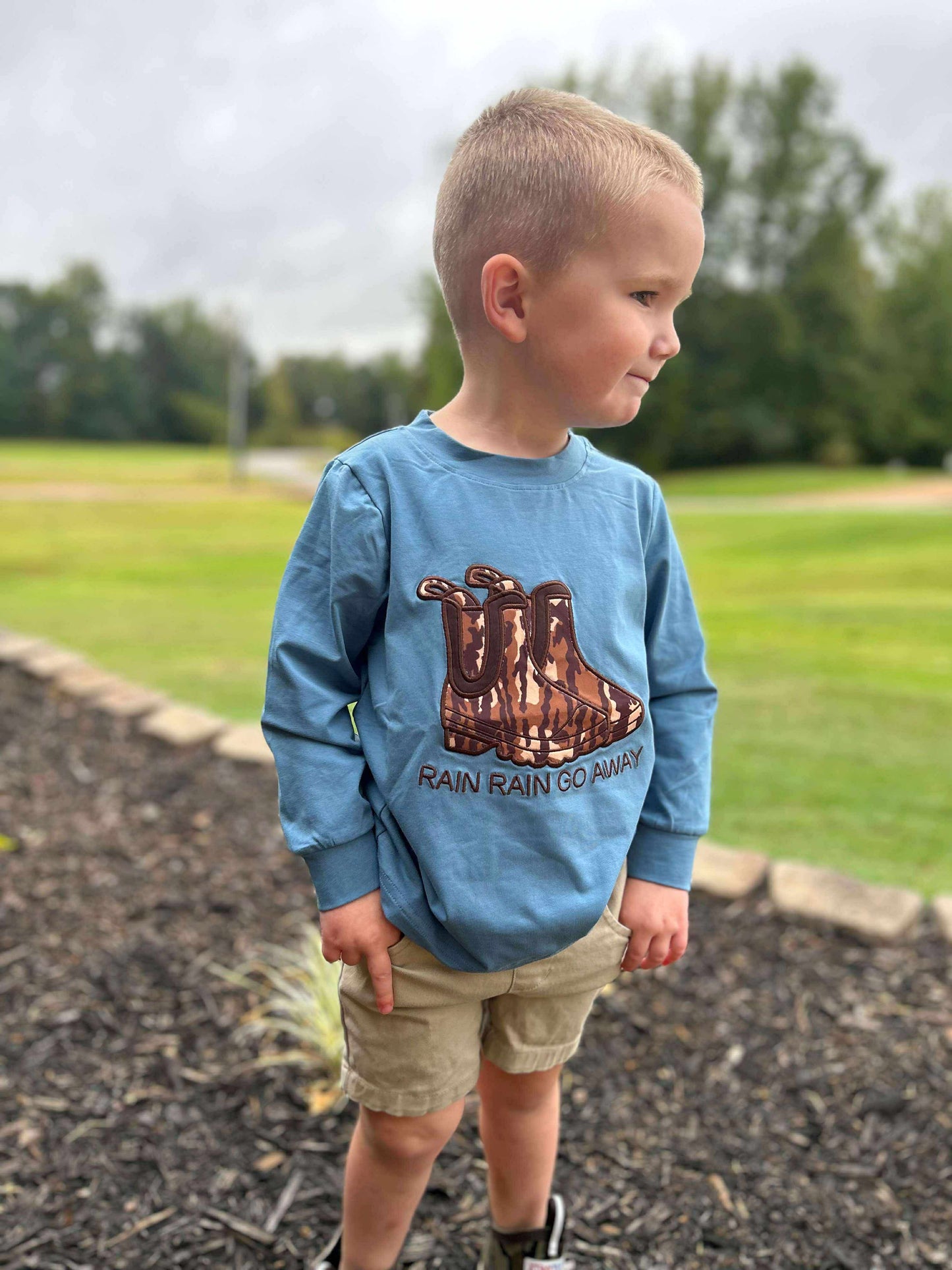 RTS - Camo Rain Boots Tee