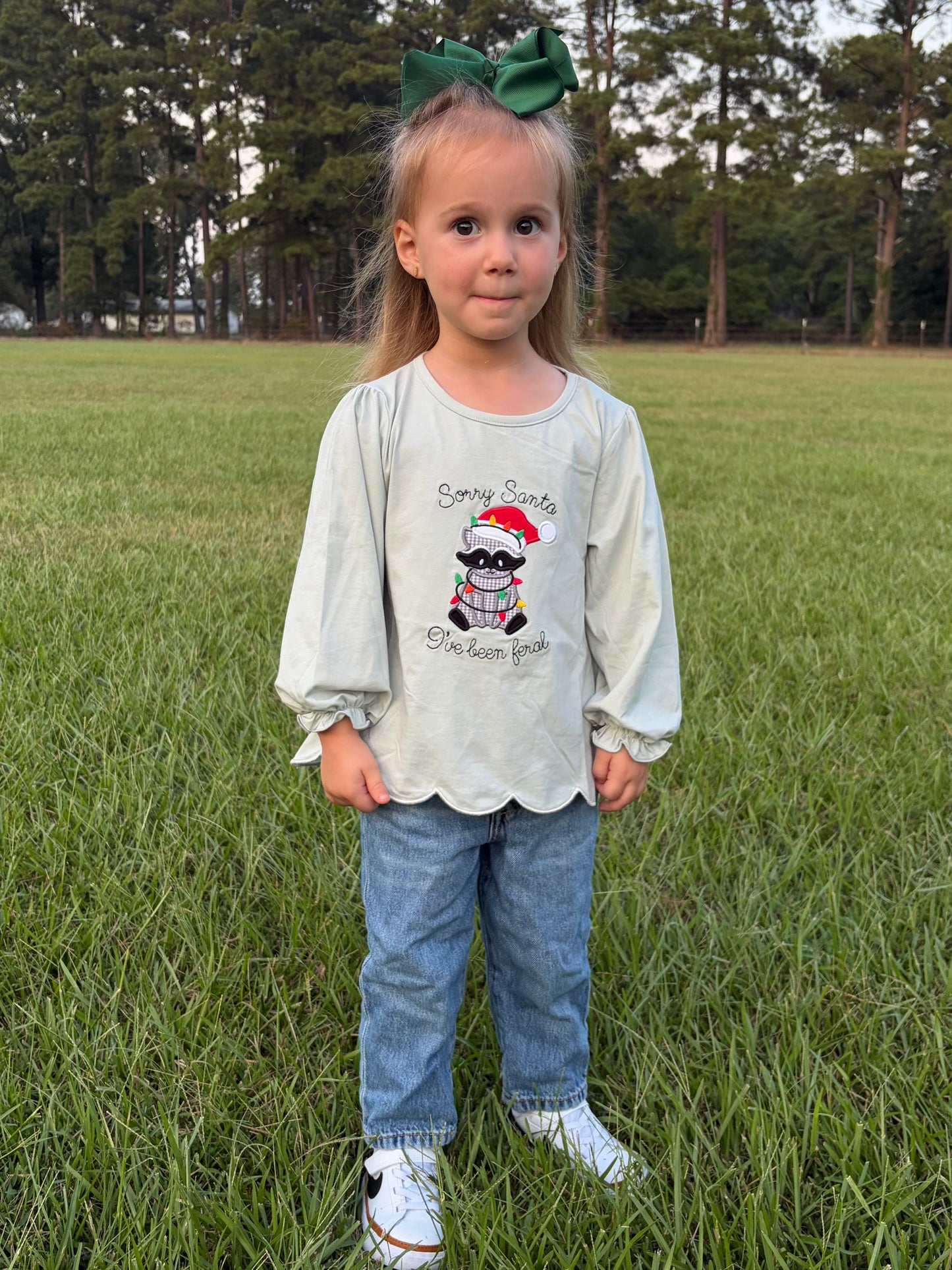 RTS - Girl Santa Cute Feral Tee