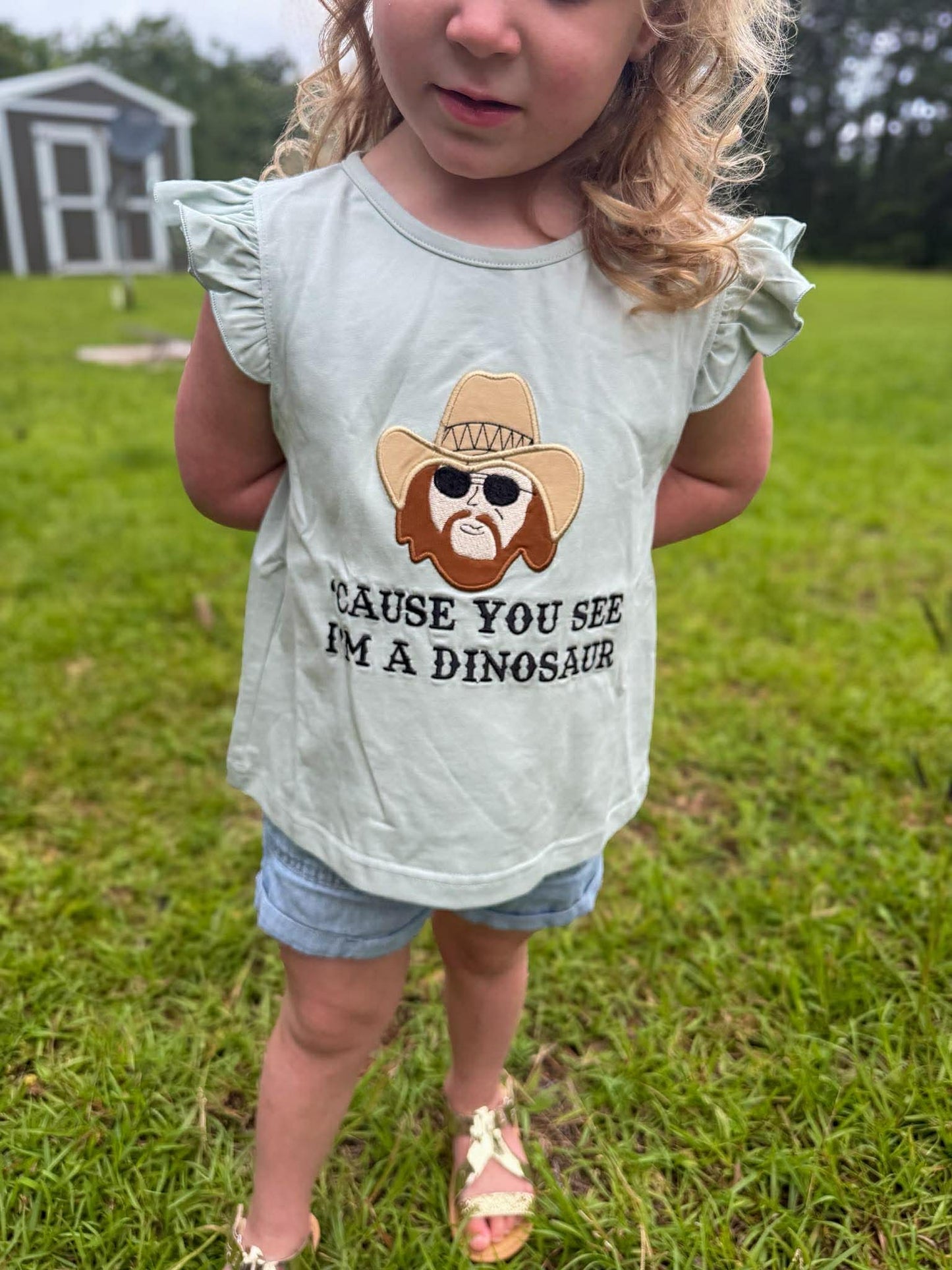 RTS - Girl Dinosaur Tee
