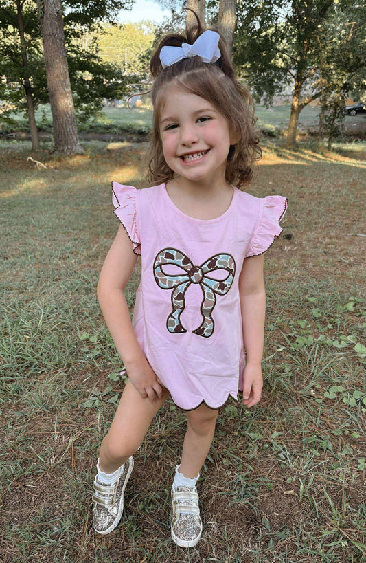 RTS - Camo Bow Tee