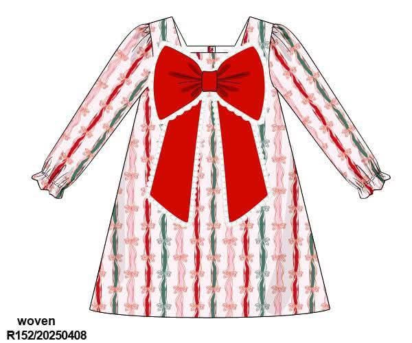 RTS - Big Red Bow Dress