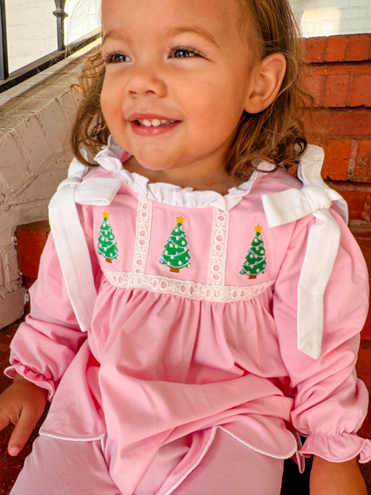 RTS - Pink Tree Diaper Set