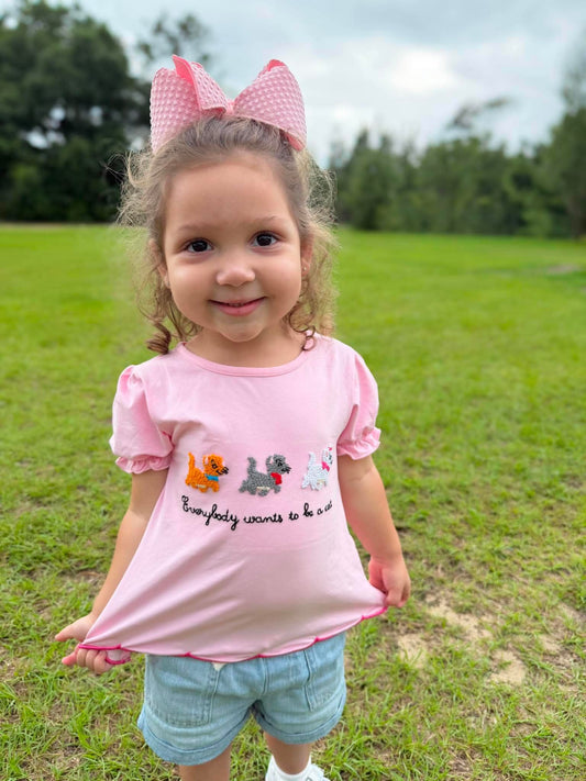 RTS - Pink Cat Tee