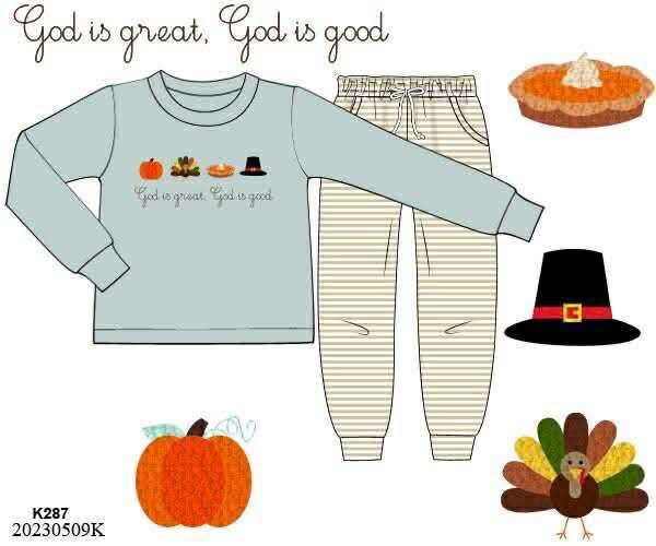 RTS - God Is Great Jogger Set