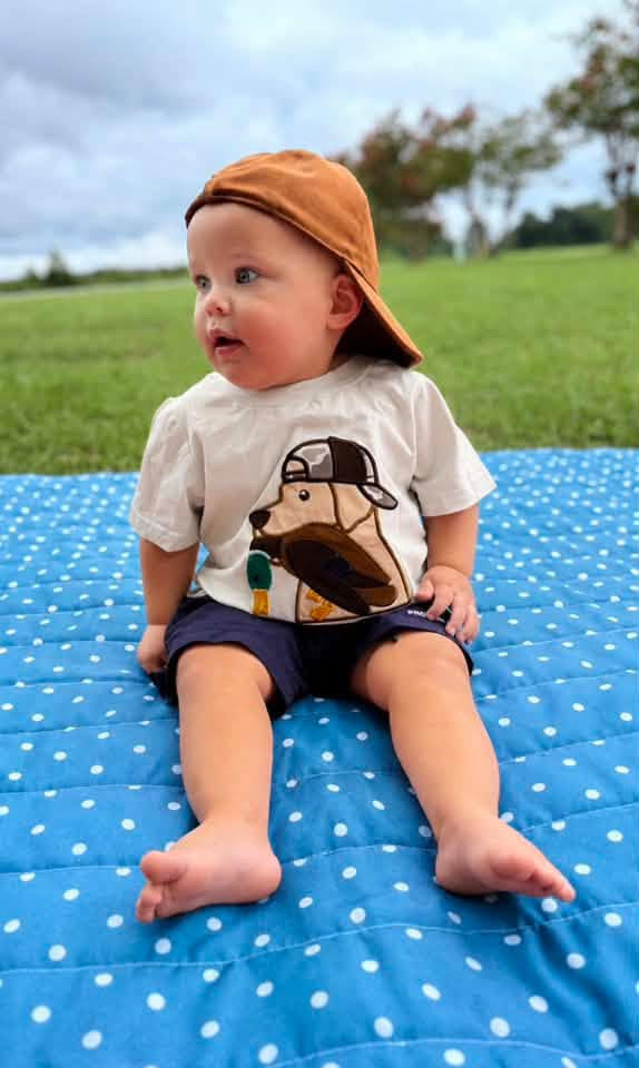 RTS - Camo Hat Pup Tee