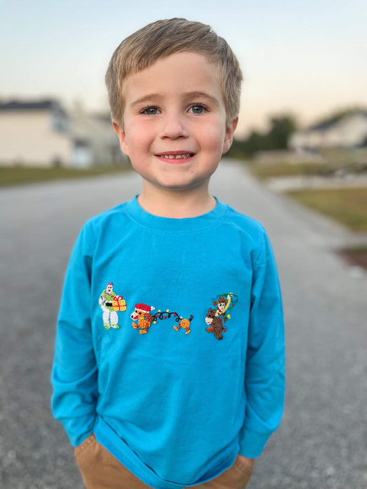 RTS - Boy Christmas Toy Friend Tee